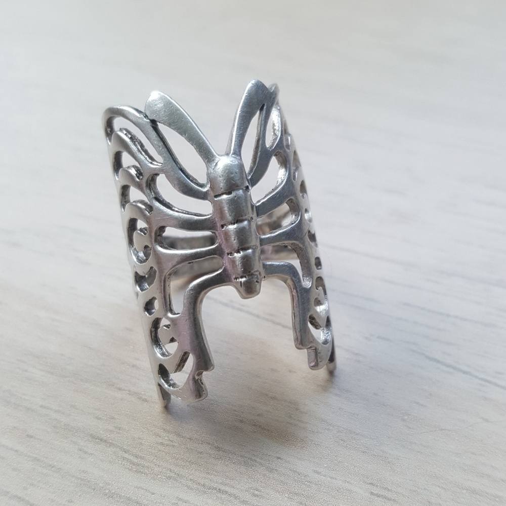 925 silver Butterfly ring